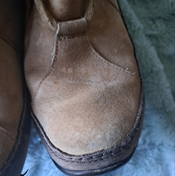 THE NORTH FACE Abby Apres snow winter boots shearling leather worn used 9.5 - Picture 12 of 16